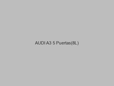 Enganches económicos para AUDI A3 5 Puertas(8L)
